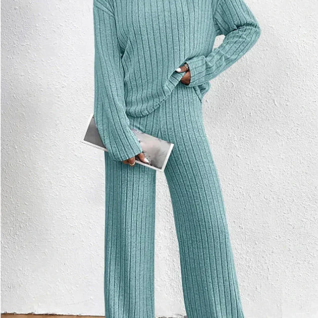 Strickhose und Rollkragenpullover für Frauen