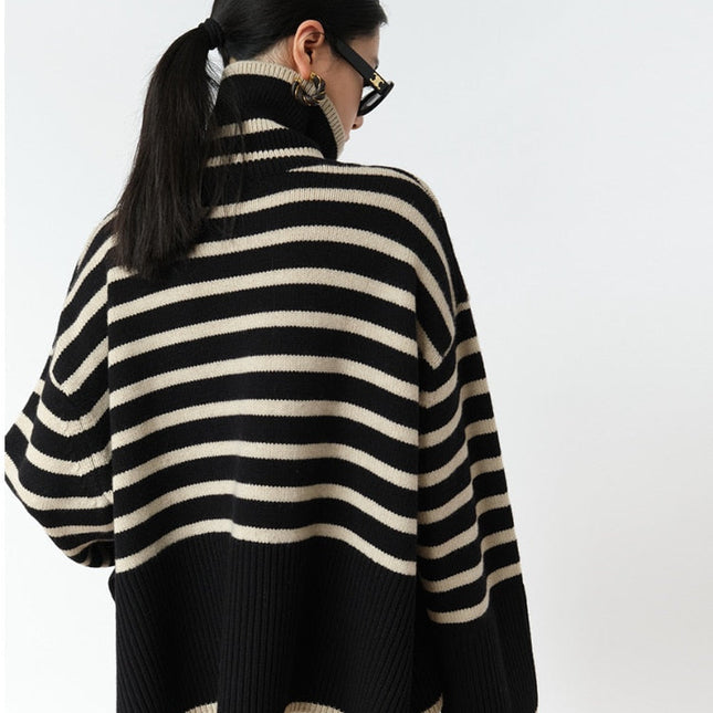 Gestreifter Pullover