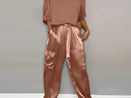 Satin Zweiteiliges Lounge Set