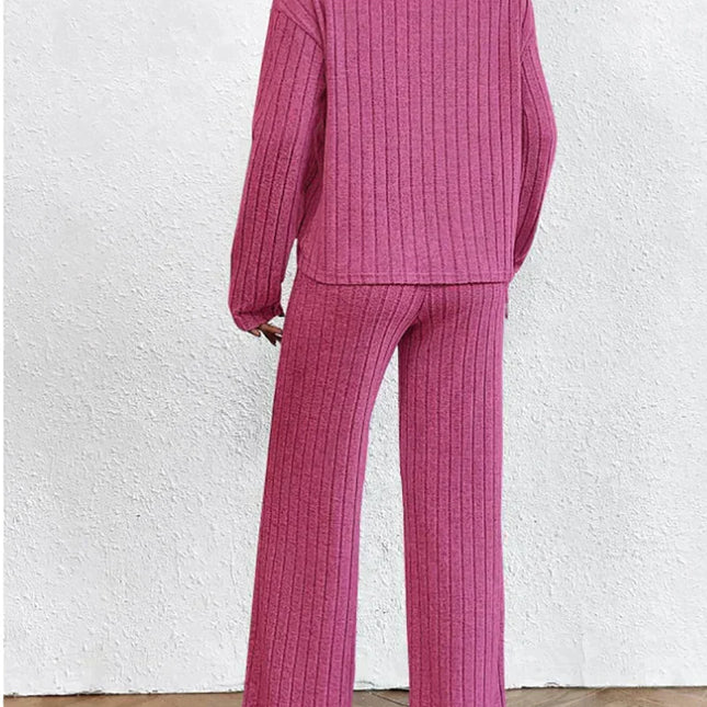 Strickhose und Rollkragenpullover für Frauen