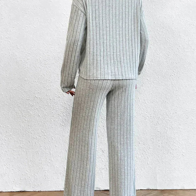 Strickhose und Rollkragenpullover für Frauen