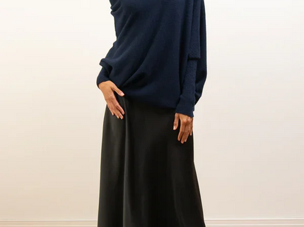Asymmetrisch Drapierter Pullover