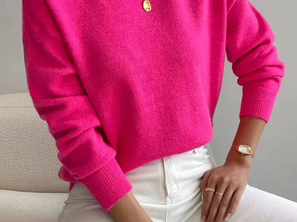 Gemütlicher eleganter Rollkragenpullover