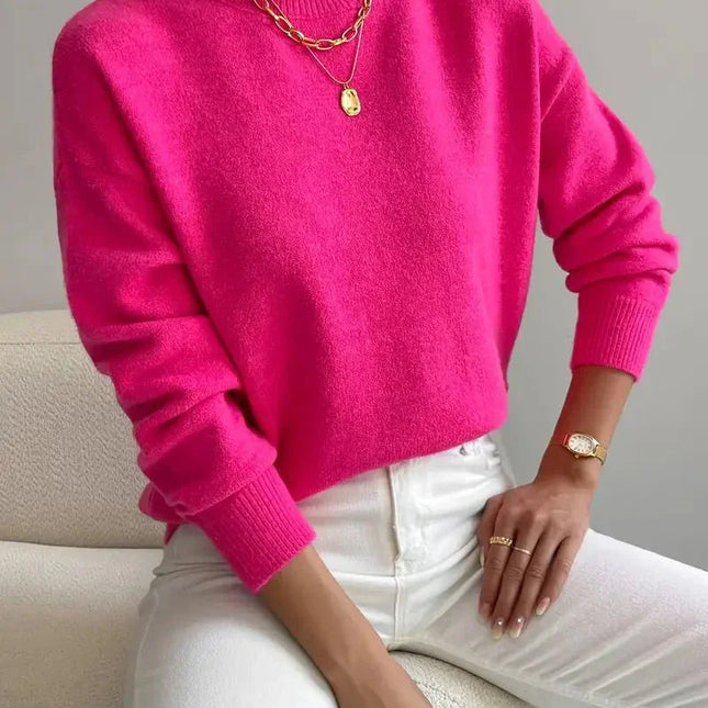 Gemütlicher eleganter Rollkragenpullover