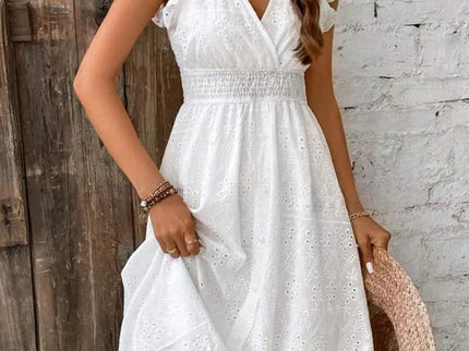 Kleid mit Flügelärmeln