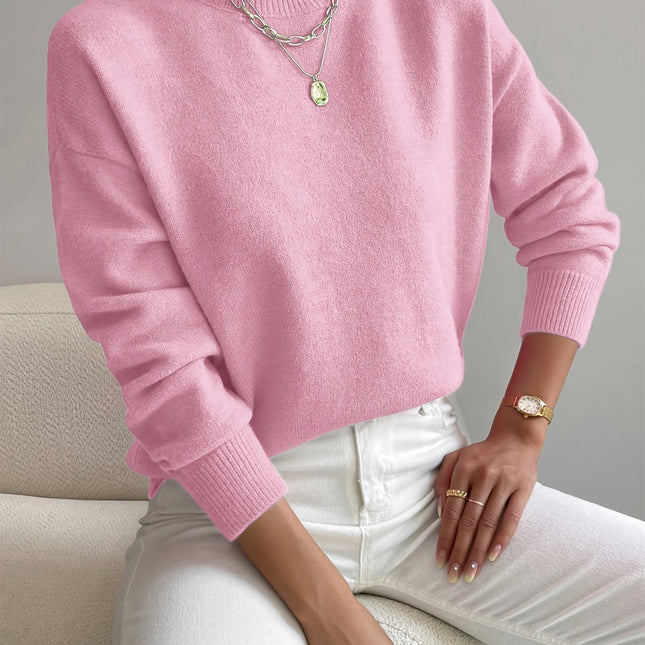 Gemütlicher eleganter Rollkragenpullover