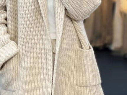 Gemütliche Strickjacke aus Wollmischung für Damen