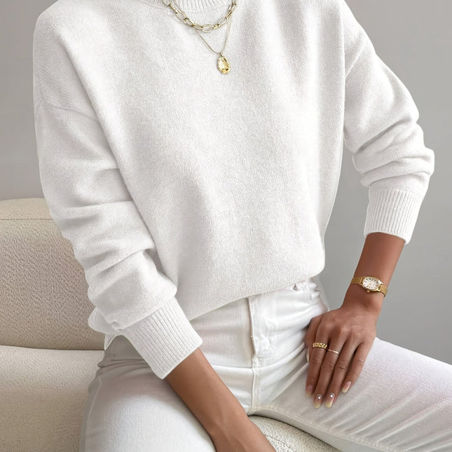 Gemütlicher eleganter Rollkragenpullover