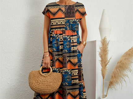 Locker geschnittenes Sommerkleid für Damen