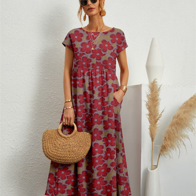 Locker geschnittenes Sommerkleid für Damen