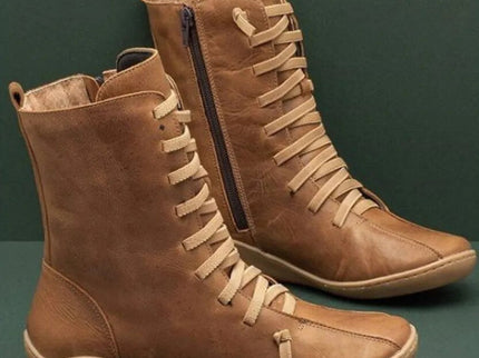 Damenstiefel aus Naturleder