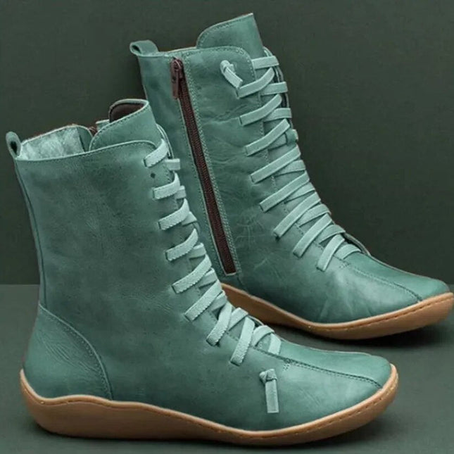 Damenstiefel aus Naturleder
