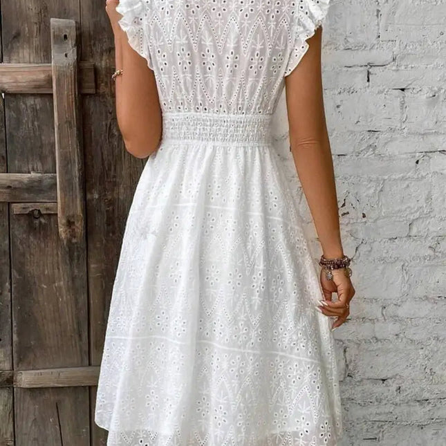 Kleid mit Flügelärmeln