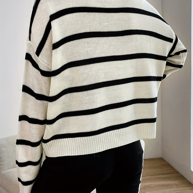 Gestreifter Pullover