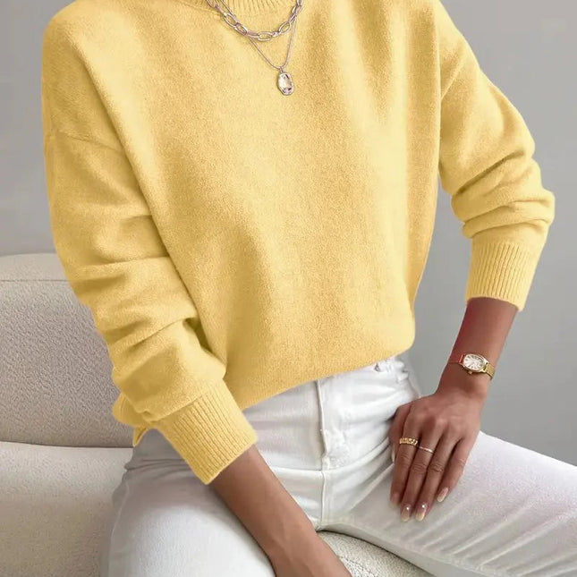 Gemütlicher eleganter Rollkragenpullover