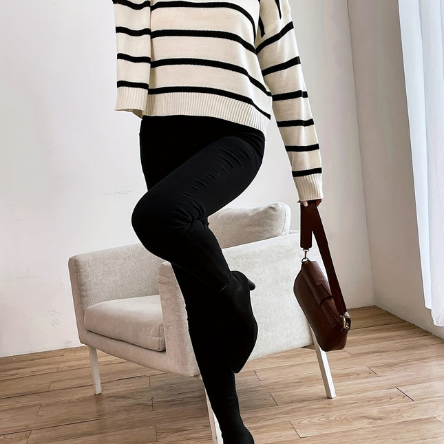 Gestreifter Pullover