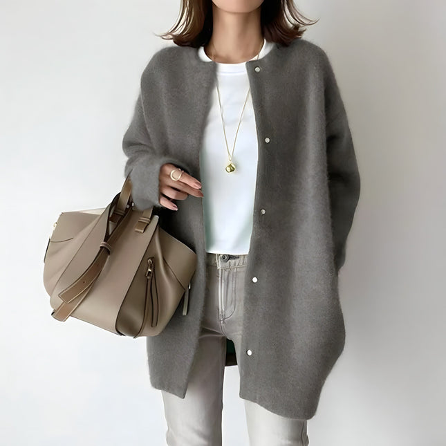 Strickjacke mit Knopfleiste
