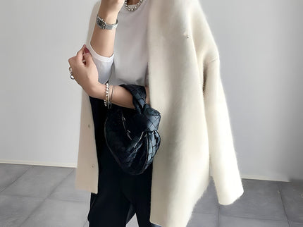 Strickjacke mit Knopfleiste