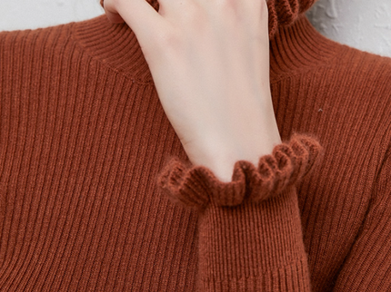 Rollkragenpullover Aus Kaschmir