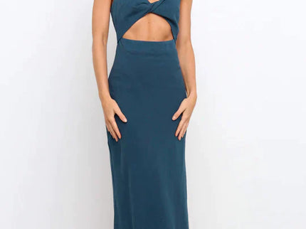 Midi-kleid Im Wickel-Stil