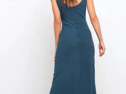 Midi-kleid Im Wickel-Stil