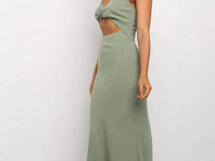 Midi-kleid Im Wickel-Stil