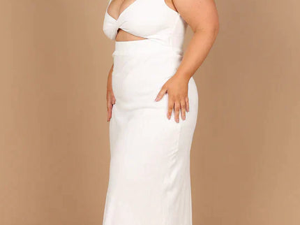 Midi-kleid Im Wickel-Stil