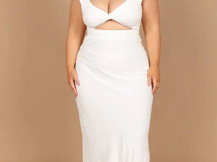Midi-kleid Im Wickel-Stil